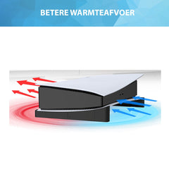 YONO Horizontale Standaard geschikt voor Playstation 5 - PS5 Stand Liggend - Houder - Zwart