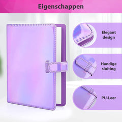 YONO Fotoalbum 128 voor Instant Camera Fotopapier - Fotoboek Geschikt voor Fujifilm Instax Mini 12 / 11 / 9 / 8 / 7s / 25 / 90 / Link / SP-2 / Liplay - Film Polaroid - Kodak en Meer - Paars