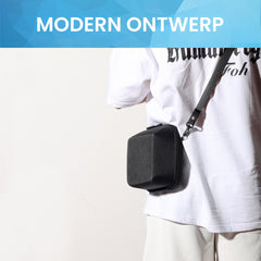 YONO Hard Case geschikt voor Polaroid OneStep / OneStep+ / Onestep 2 / Now+ / Now / I-Type Instant Film Camera - Tasje met Draagriem - Beschermhoes - Zwart