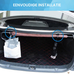 YONO Paraplu Haken voor Auto Kofferbak - Organizer Accessoires Haak Houder - Zwart