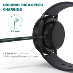 YONO Oplader geschikt voor Samsung Galaxy Watch 5 - 4 - 3 - Active 2 - Oplaadkabel – 1 Meter – Zwart