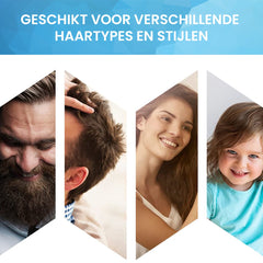 YONO Haar Kam Heren - Opvouwbare Pocket Zakkam - Vlinderkam - Zwart