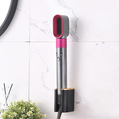 YONO Wand Houder geschikt voor Dyson Airwrap - Muur Bevestiging - Wall Mount - Zwart / Goud