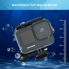 YONO Duik Accessoires Set geschikt voor GoPro Hero 12/11/10/9 - Case - Housing - Screen Protectors - Filters - Anti Fog inserts - 15in1