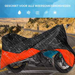 YONO Motorhoes Waterdicht Buiten - Universeel Motor en Scooter Hoes - 265 x 105 x 125 cm - XXL