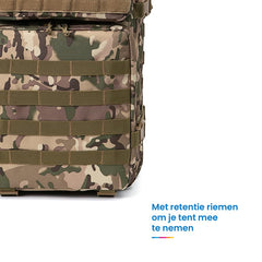 YONO Tactical Backpack Militaire Rugzak - Tactische Wandelrugzak Leger - 45L - Donkergroen Camouflage