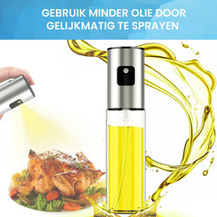 YONO Olijfolie Sprayer Navulbaar - Bakspray - Olie Fles - Oliespuit - 100ml