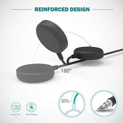 YONO Oplader geschikt voor Samsung Galaxy Watch 5 - 4 - 3 - Active 2 - Oplaadkabel – 1 Meter – Zwart