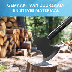 YONO Survival Schep en Bijl - Vouwschep - Opvouwbare Kit Outdoor en Camping - Zwart