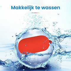 YONO Soft Case geschikt voor Sony WF-C700N - Hoesje met Clip - Rood