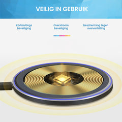 YONO Draadloze Oplader geschikt voor Sonos Roam / Roam SL - Magnetische Lader - Oplaadkabel - Zwart