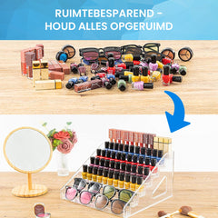 YONO Nagellak Organizer - Opbergen Display Rek - Transparant