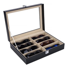 YONO Opbergbox voor Zonnebrillen - Brillen Doos - Organizer - Zwart