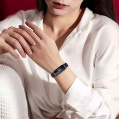 YONO Stalen Bandje geschikt voor Fitbit Inspire 3 - RVS Schakel Horlogeband - Zwart