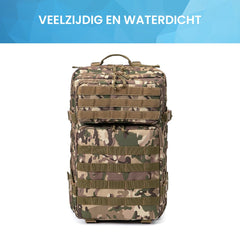YONO Tactical Backpack Militaire Rugzak - Tactische Wandelrugzak Leger - 45L - Donkergroen Camouflage