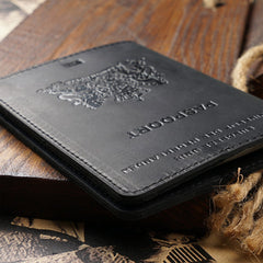 YONO Paspoort Hoesje Nederland Leer - Houder Cover Mapje - Zwart