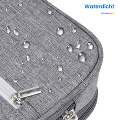 YONO Pennen Etui Large - Pennenzak voor Kinderen en Volwassenen - Schooletui voor Jongens en Meisjes - Back To School - Grijs