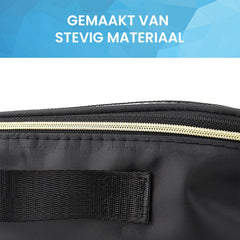 YONO Reis Toilettas Set voor Toiletartikelen – Transparante Travel Organizer Bag 2-Pack - Zwart