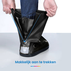 YONO Overschoenen Waterdicht - Schoenovertrekken Herbruikbaar en Reflecterend - Schoen Regen Hoes - Maat 41-42