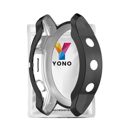 YONO Bumper geschikt voor Garmin Fenix 7X - Siliconen Hoesje - Bescherming Case - Zwart