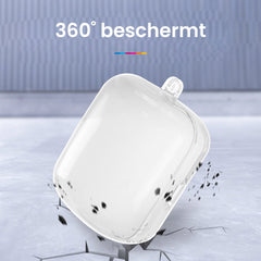 YONO Soft Case geschikt voor Sony Linkbuds WF-L900 - Hoesje met Clip - Transparant