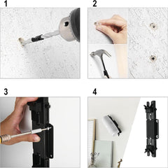 YONO Muurbeugel geschikt voor JBL Speaker - Wall Mount Charge 5/4 - Flip 6/5 - Zwart