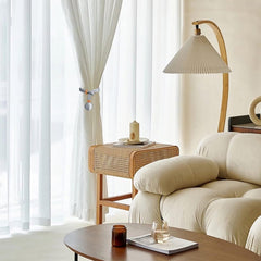 YONO Luxe Gordijn Houder - Gordijn Embrasse Modern - Gordijnbinder Touw - 2 Stuks - Grijs