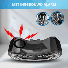 YONO Fiets Achterlicht met Richtingaanwijzer - Inclusief Anti Diefstal Alarm - Fietsverlichting Usb Oplaadbaar