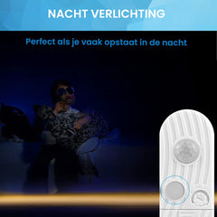 YONO Led Verlichting Strip met Bewegingssensor - Zelfklevend met Sensor voor Binnen - Warm Wit Licht - 3 Meter