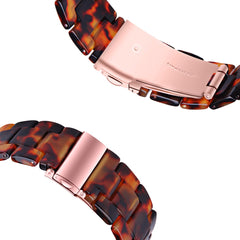 YONO Resin Schakel Bandje 20mm - Horlogebandje geschikt voor Samsung Galaxy Watch 7/6/5 / Pro / 4 / 3 / Active 2 - Garmin Approach / Forerunner / Venu 2 Plus / SQ / Vivomove - Polar Ignite / Unite – Huawei - Lava