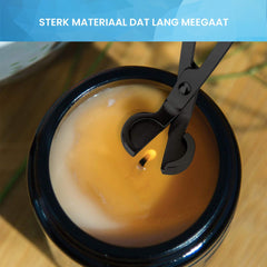 YONO Wick Trimmer - Kaarsen Schaar - Lont Knipper Kaars - Kaarsenknipper - Zwart