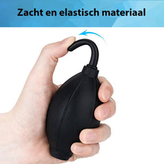 YONO Blaasbalg - Stof Verwijderaar voor Camera Lens en Toetsenbord - Dust Cleaner - Reiniging en Schoonmaken - Zwart