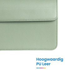 YONO Case geschikt voor Fujifilm Instax Wide 400 - Bescherm Hoes met Draagriem - Salie Groen