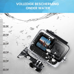 YONO Duik Accessoires Set geschikt voor GoPro Hero 12/11/10/9 - Behuizing Case Waterdicht / Filters / Anti Fog Inserts - 7in1