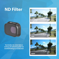YONO ND Filter Set geschikt voor DJI Mini 3 Pro - CPL / UV / ND8 / ND16 / ND32 / ND64 - Lens Camera Accessoires - 6in1