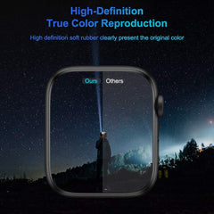 Screen protector geschikt voor Apple Watch - 44mm - Curved Edges - Volledige Bescherming - 3-Pack