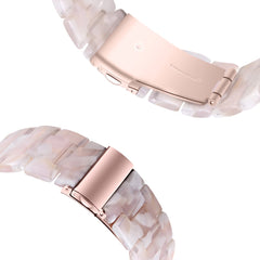 YONO Resin Schakel Bandje 20mm - Horlogebandje geschikt voor Samsung Galaxy Watch 7/6/5 / Pro / 4 / 3 / Active 2 - Polar Ignite / Unite – Huawei - Lichtroze