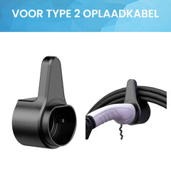 YONO Houder voor Oplaadkabel Elektrische Auto - Muur Bevestiging Oplader Type 2 - Zwart