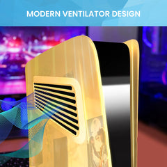 YONO Faceplate geschikt voor Playstation 5 SLIM Disc Edition - PS5 Console Skin Cover Accessoires - Goud