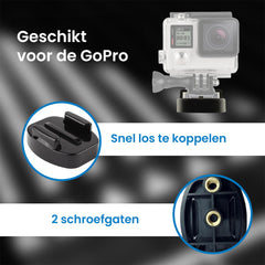 YONO Mounts Set geschikt voor GoPro - Grab Bag Accessoires en Adapters - 20in1