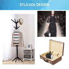 YONO Brillenkoker Hard Case voor Onderweg - Brillendoos Opbergbox tot 5 Brillen - Etui Opbergsysteem - Zwart