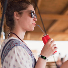 YONO Milanees Bandje geschikt voor Xiaomi Mi Band 4 – Zilver