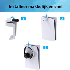 YONO Headset Houder geschikt voor Playstation 5 - Koptelefoon Haak voor PS5 - Accessoires - Wit