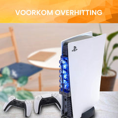 YONO Ventilator geschikt voor Playstation 5 - USB Koelventilator PS5 Accessoires - Zwart