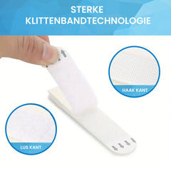 YONO Ophangsysteem Klittenband Zelfklevend voor Foto / Poster / Schilderij - Fotolijst Ophangen Zonder Boren - 12 Stuks - XL