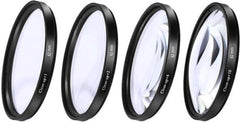 YONO Macro Lens Filter 62mm – Close Up Set geschikt voor Canon / Nikon / Sony – 4-Pack – 62CUP