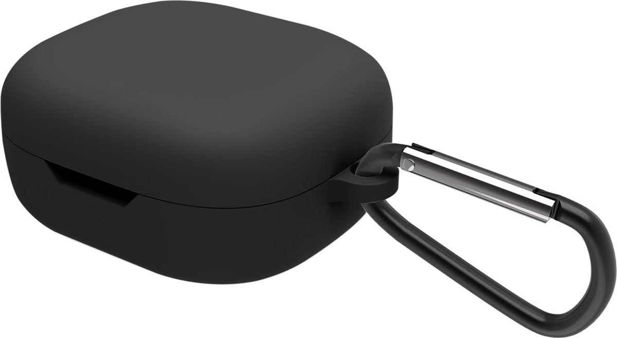 YONO Soft Case geschikt voor JBL Wave 300TWS - Hoesje met Clip - Zwart