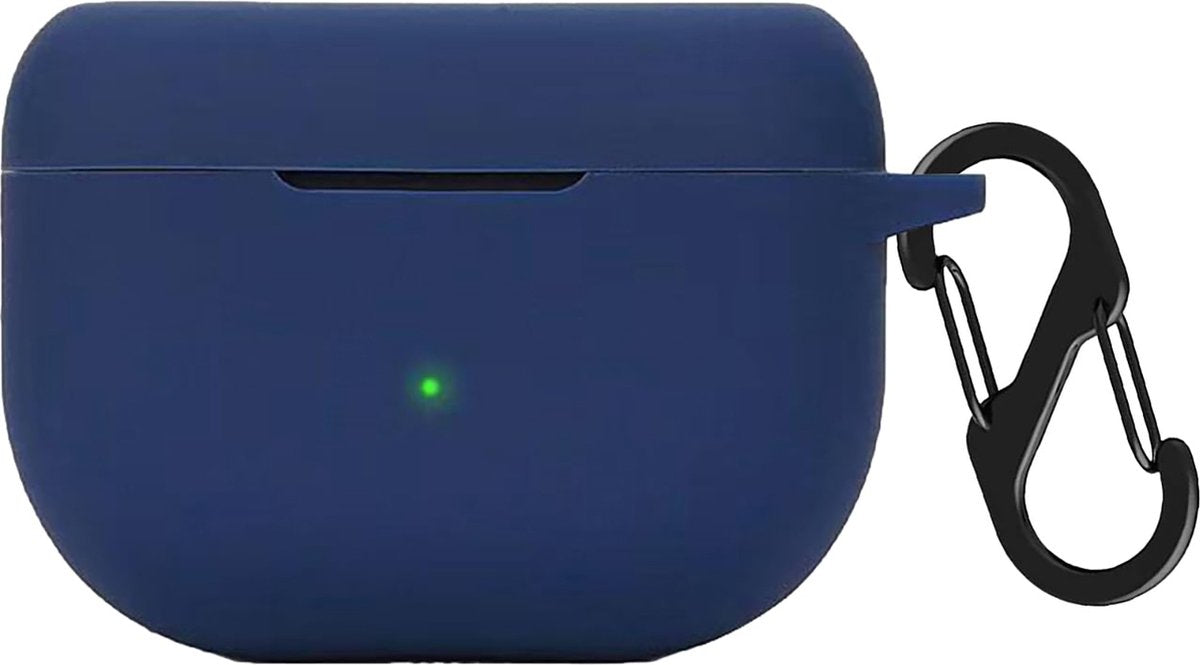 YONO Soft Case geschikt voor Jabra Elite 8 Active / Elite 10 - Siliconen Hoesje - Donkerblauw