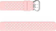 YONO Bandje geschikt voor Fitbit Charge 4/3 – Sport Air – Lichtroze – Small