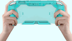 YONO Grip Case geschikt voor Nintendo Switch LITE - Ergonomische Console Hoesje met Screen Protector Glas - Beschermhoes Accessoires - Turquoise